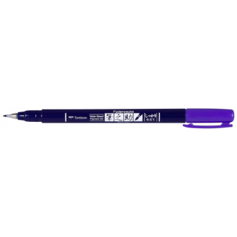 Fudenosuke Brush Pen Tombow - hard, violet