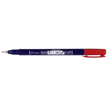 Fudenosuke Brush Pen - Tombow - hard, red