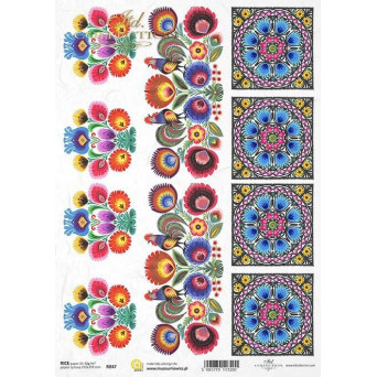 Papier do decoupage A4 - ITD Collection - ryżowy, R847