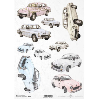 Decoupage paper A4 - ITD Collection - rice, R886