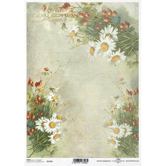 Papier do decoupage A4 - ITD Collection - ryżowy, R1194