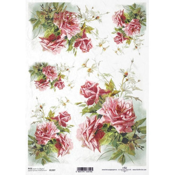 Papier do decoupage A4 - ITD Collection - ryżowy, R1207