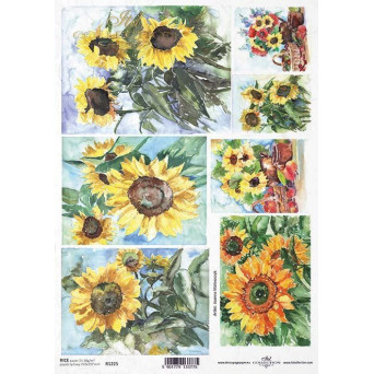 Decoupage paper A4 - ITD Collection - rice, R1225