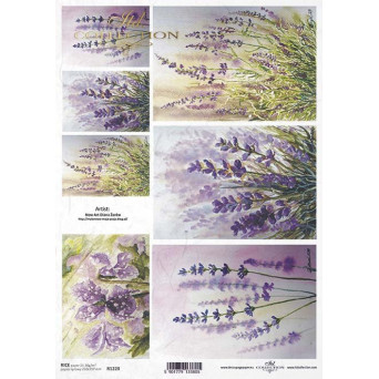Decoupage paper A4 - ITD Collection - rice, R1228
