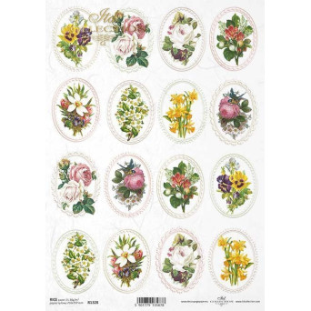 Papier do decoupage A4 - ITD Collection - ryżowy, R1328