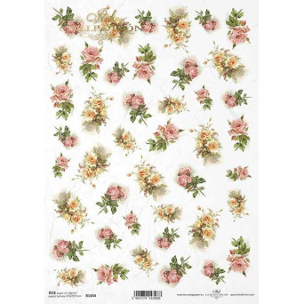 Papier do decoupage A4 - ITD Collection - ryżowy, R1444