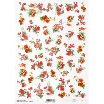 Papier do decoupage A4 - ITD Collection - ryżowy, R1445