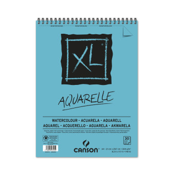 Paper pad XL Aquarelle spiral, A4- Canson - 300 g, 30 sheets