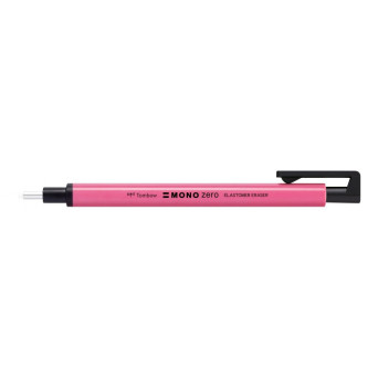 Gumka automatyczna MONO zero - Tombow - okrągła, Neon Pink