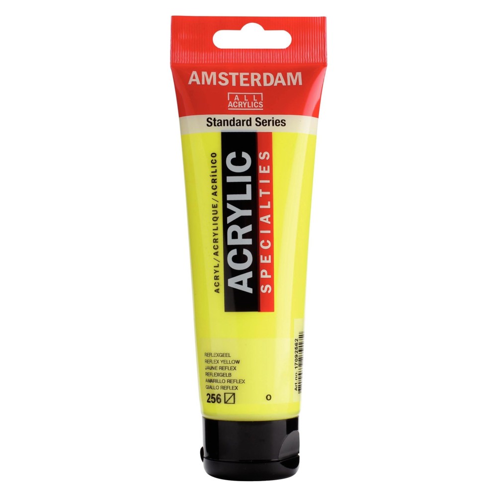 Acrylic paint in tube - Amsterdam - Reflex Yellow, 120 ml