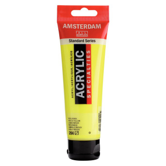 Acrylic paint in tube - Amsterdam - Reflex Yellow, 120 ml