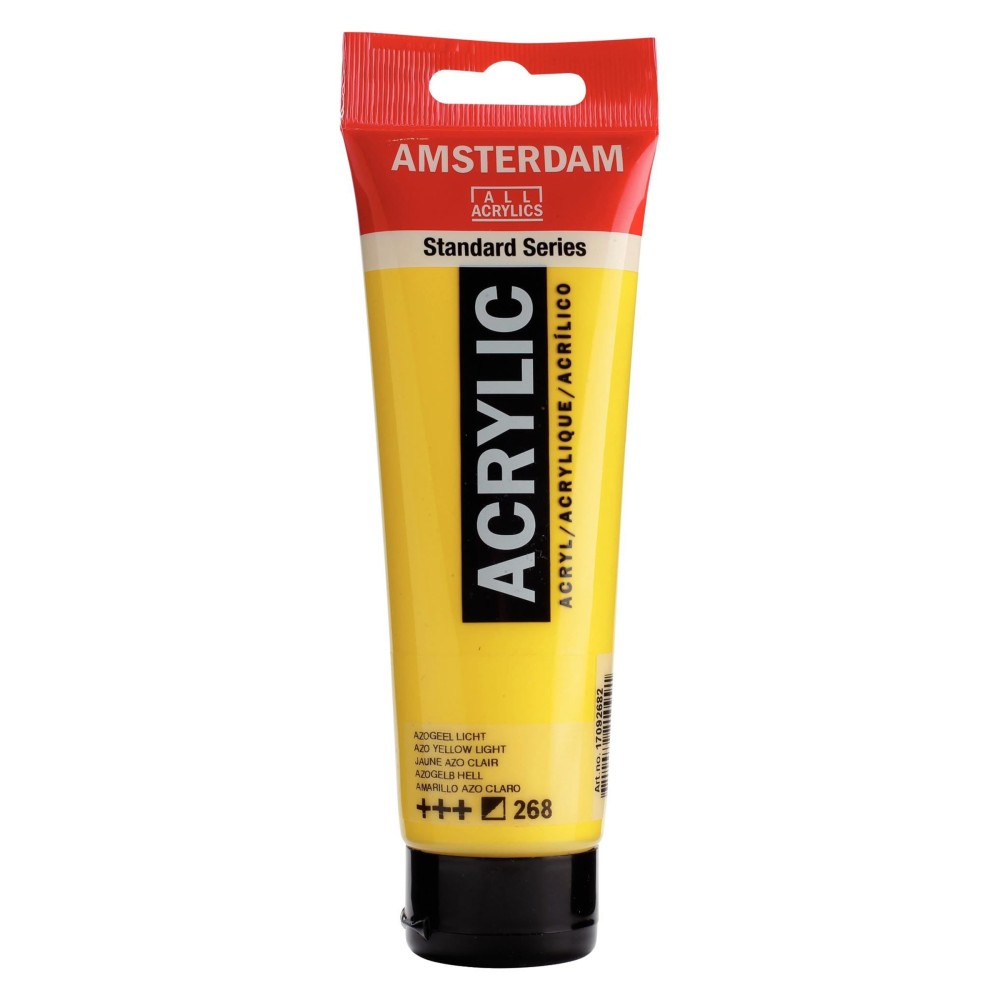 Acrylic paint in tube - Amsterdam - Azo Yellow Light, 120 ml