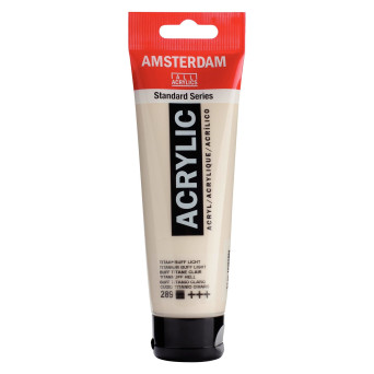 Farba akrylowa - Amsterdam - Titanium Buff Light, 120 ml