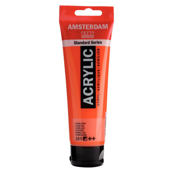 Farba akrylowa - Amsterdam - Vermilion, 120 ml