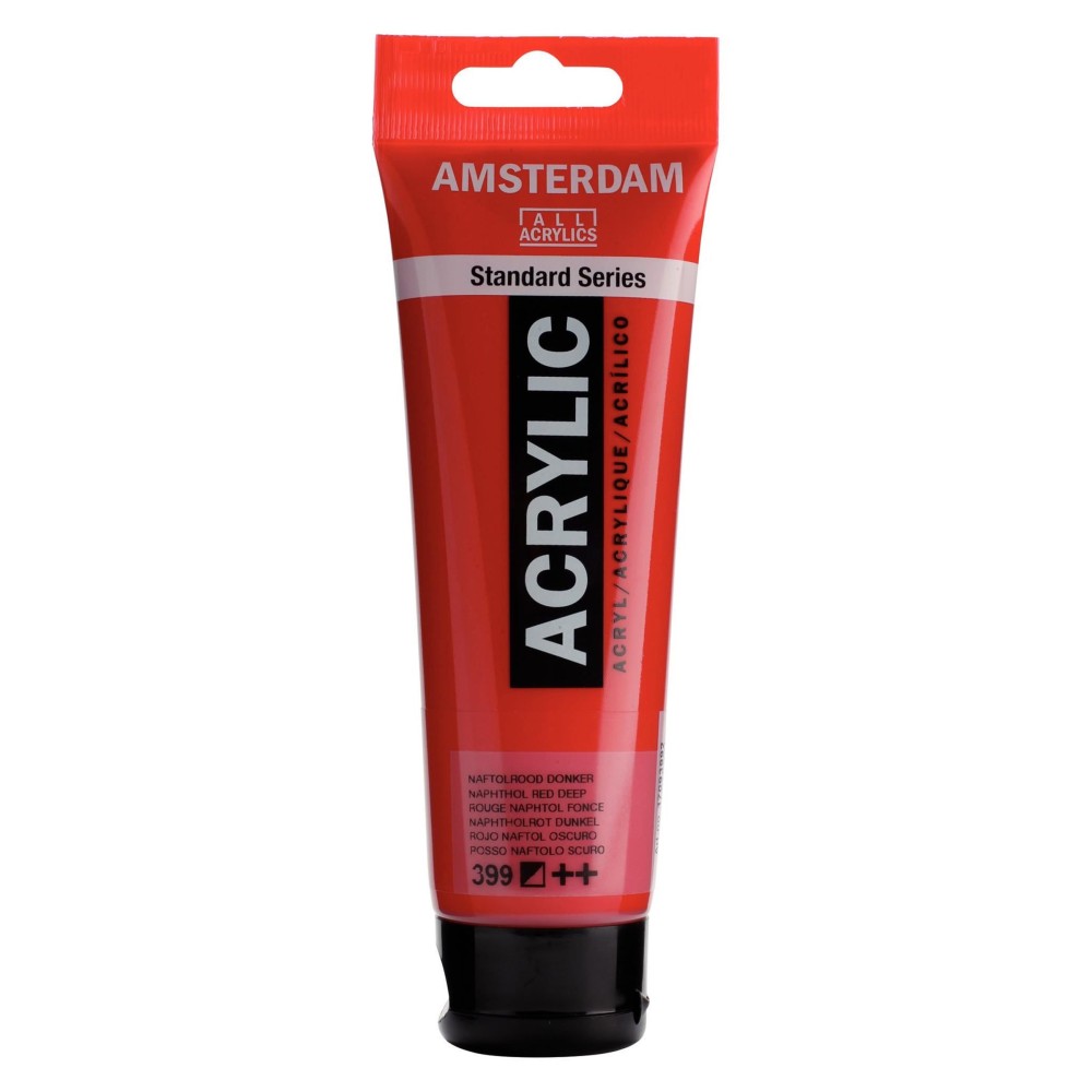 Farba akrylowa - Amsterdam - Naphthol Red Deep, 120 ml