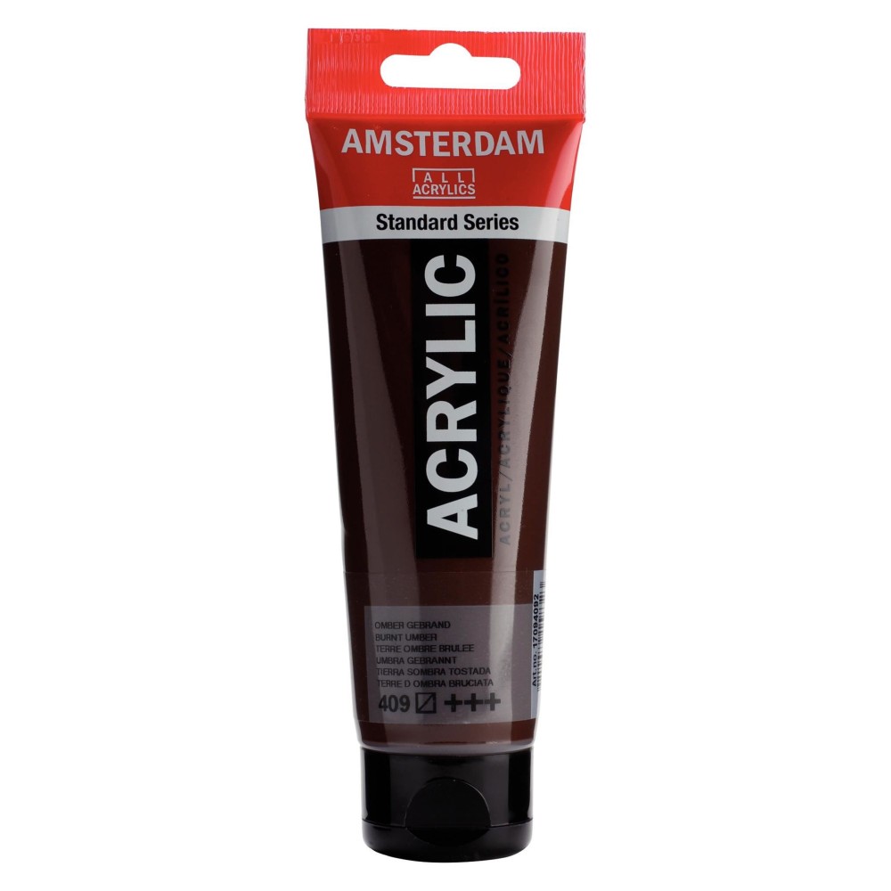 Farba akrylowa - Amsterdam - Burnt Umber, 120 ml