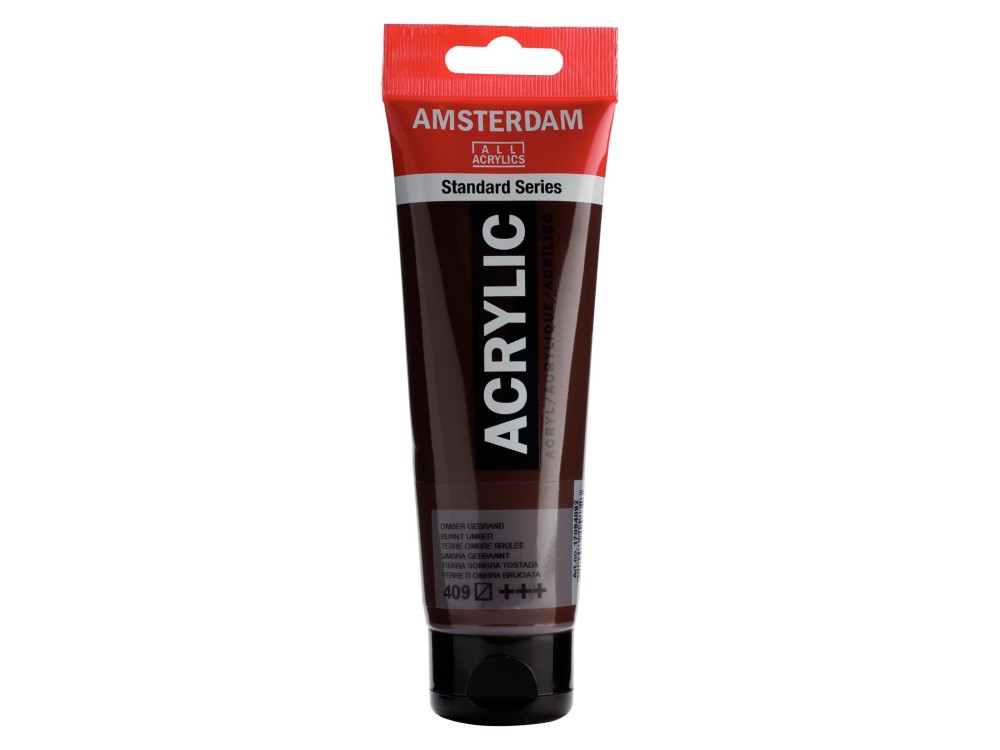 Farba akrylowa - Amsterdam - Burnt Umber, 120 ml