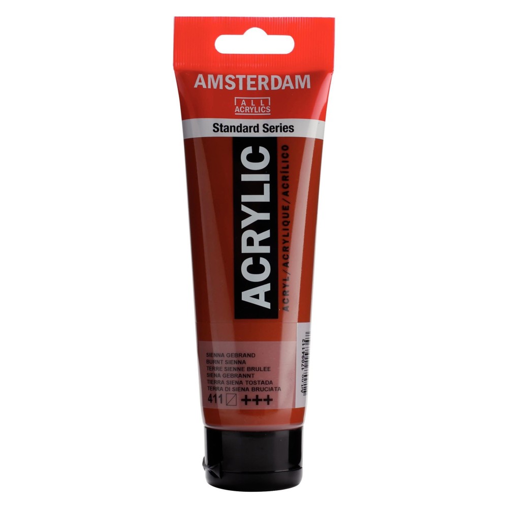 Acrylic paint in tube - Amsterdam - Burnt Sienna, 120 ml