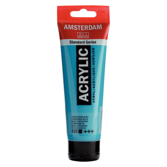 Farba akrylowa - Amsterdam - Turquoise Blue, 120 ml