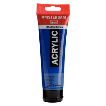 Acrylic paint in tube - Amsterdam - Phthalo Blue, 120 ml