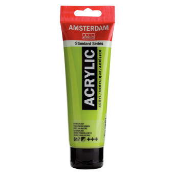 Acrylic paint in tube - Amsterdam - Yellowish Green, 120 ml