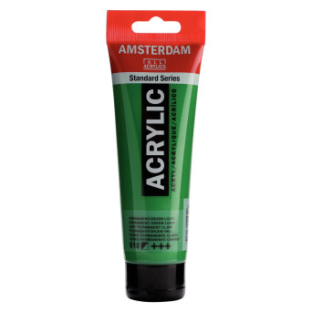 Farba akrylowa - Amsterdam - Permanent Green Light, 120 ml
