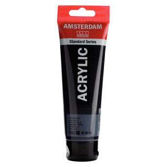 Acrylic paint in tube - Amsterdam - Lamp Black, 120 ml