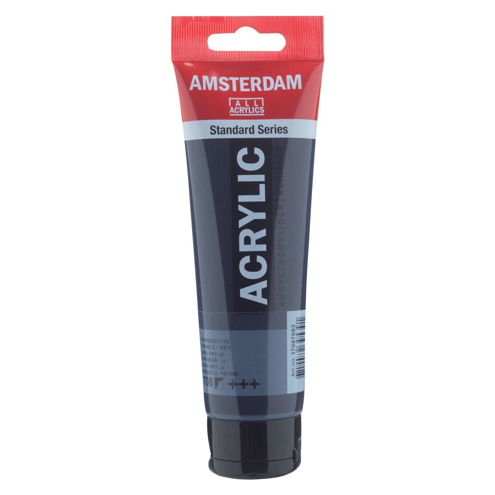 Acrylic paint in tube - Amsterdam - Paynes Grey, 120 ml