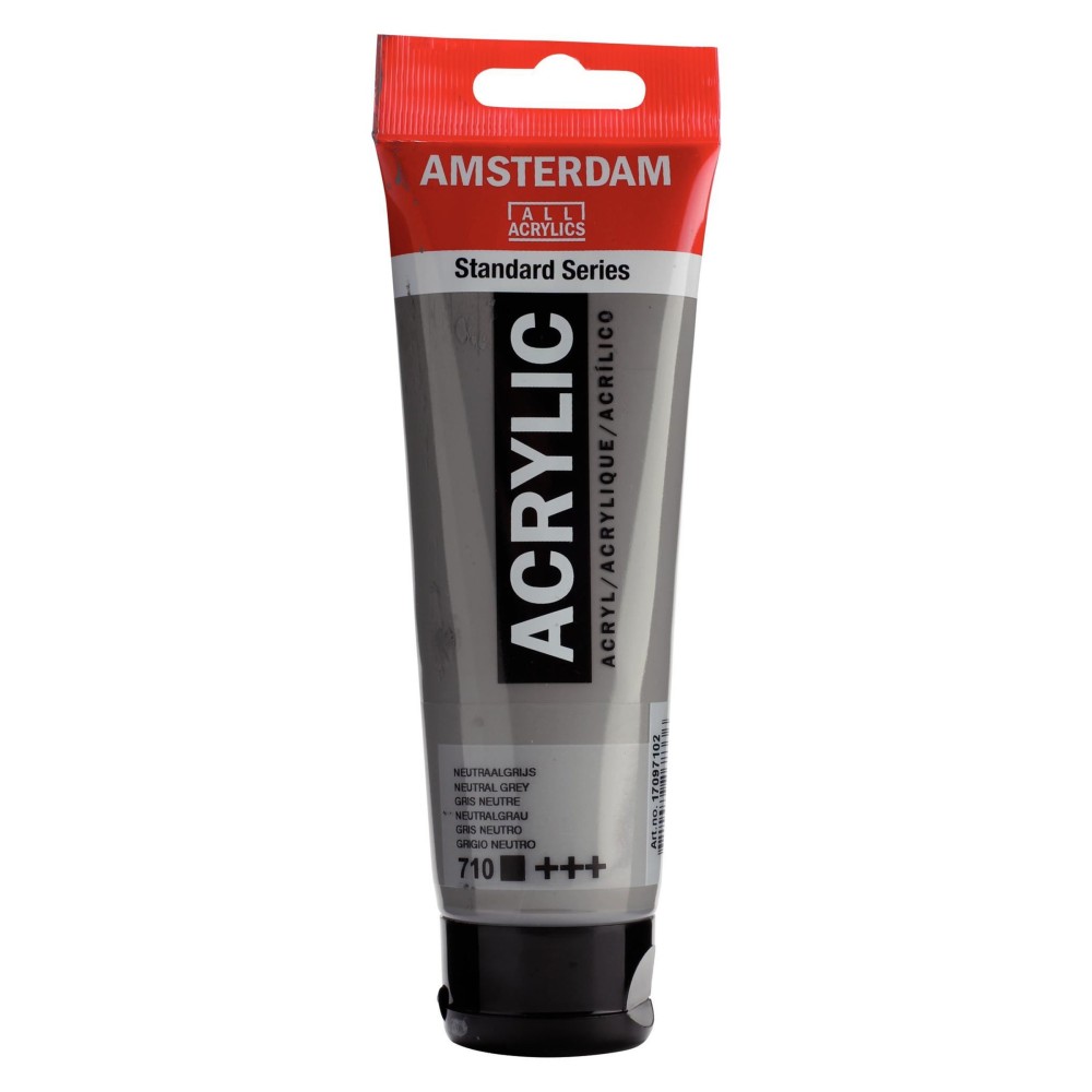 Farba akrylowa - Amsterdam - Neutral Grey, 120 ml