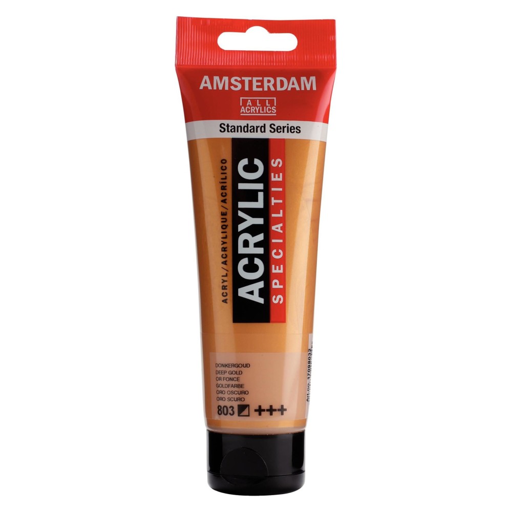 Acrylic paint in tube - Amsterdam - Deep Gold, 120 ml