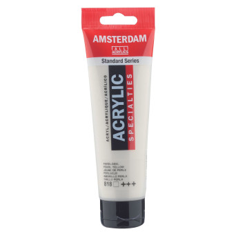 Acrylic paint in tube - Amsterdam - Pearl Yellow, 120 ml