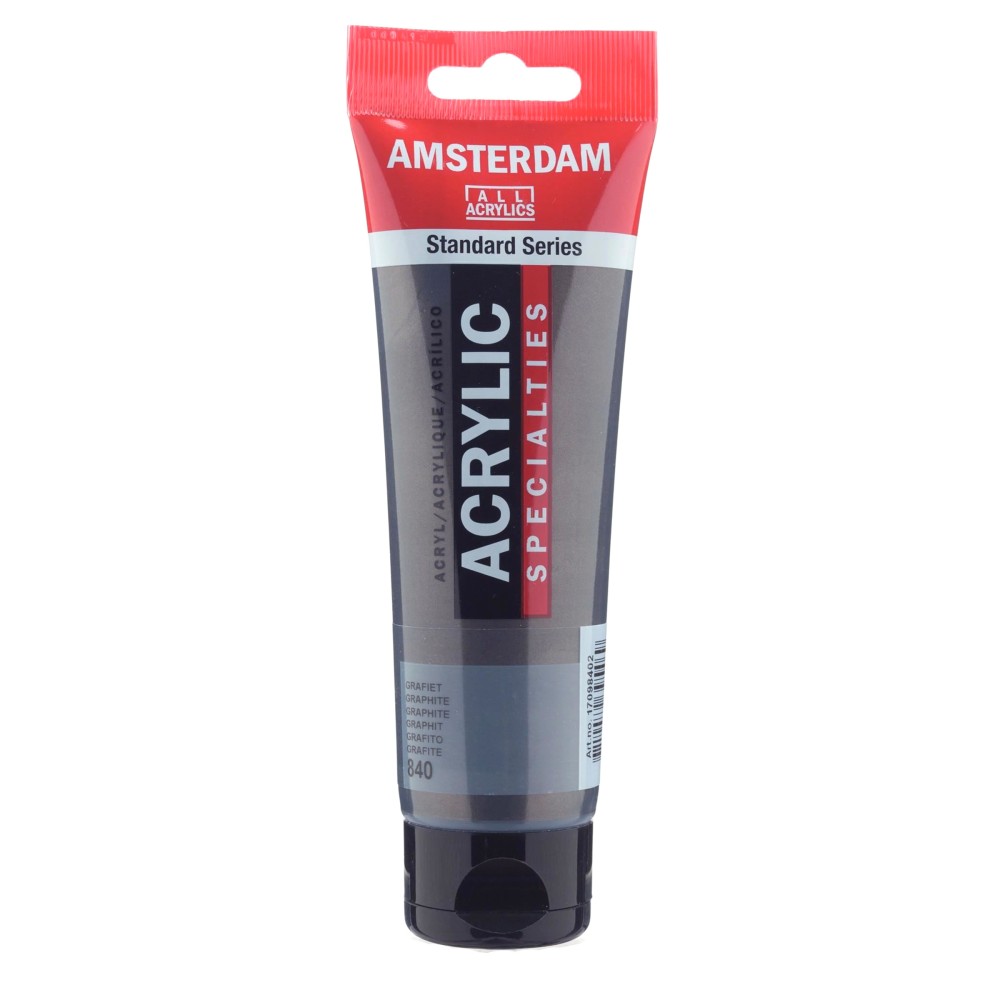 Farba akrylowa - Amsterdam - Graphite, 120 ml