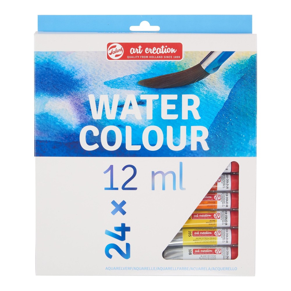 Set of watercolor paints - Talens Art Creation - 24 colors x 12 ml