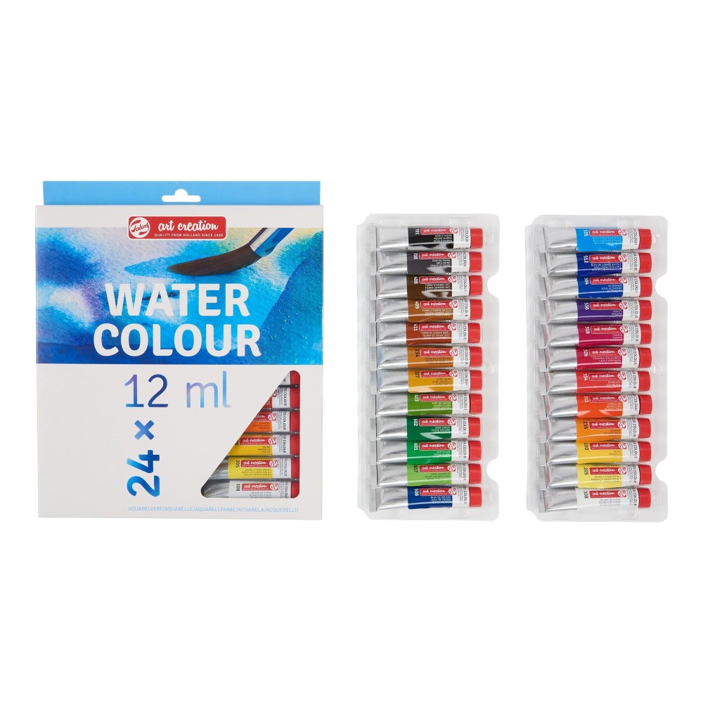 Set of watercolor paints - Talens Art Creation - 24 colors x 12 ml