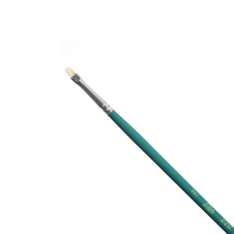 Flat, natural bristle brush - Talens - oil and acrylics, size 2