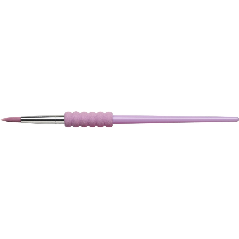 Zestaw pędzelków szkolnych z miękkim uchwytem - Faber-Castell - 4 szt.