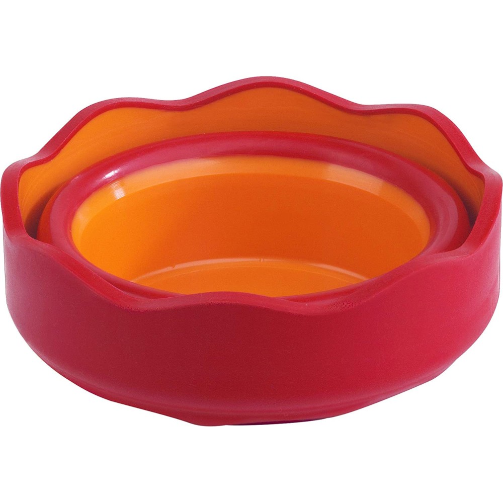 Foldable Click&Go water cup - Faber-Castell - red