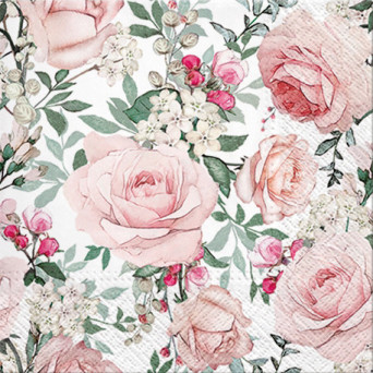 Serwetki ozdobne - Paw - Gorgeous Roses, 20 szt.