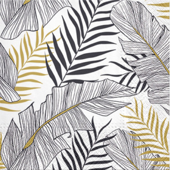 Serwetki ozdobne - Paw - Exotic Leaves, 20 szt.
