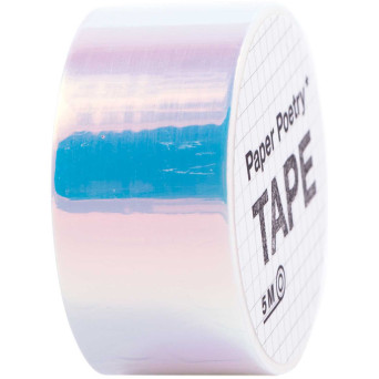 Mirror Rainbow washi tape - Paper Poetry - White, 19 mm x 5 m