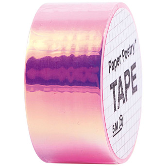 Taśma ozdobna Mirror Rainbow - Paper Poetry - Pink, 19 mm x 5 m