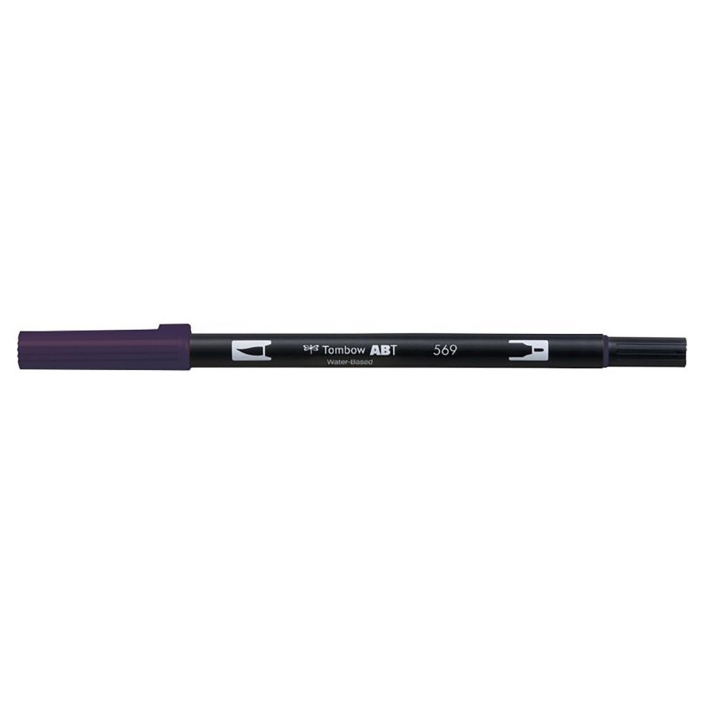 Pisak dwustronny Dual Brush Pen - Tombow - Jet Blue