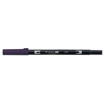 Pisak dwustronny Dual Brush Pen - Tombow - Jet Blue