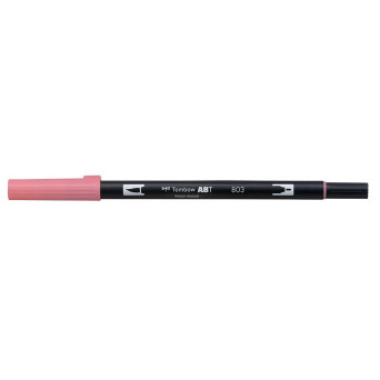 Pisak dwustronny Dual Brush Pen - Tombow - Pink Punch