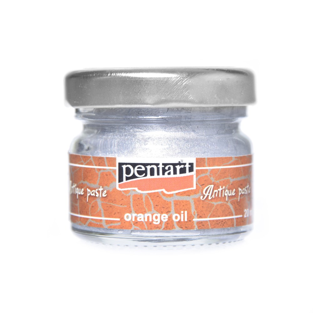 Pasta postarzająca - Pentart - srebrna, 20 ml