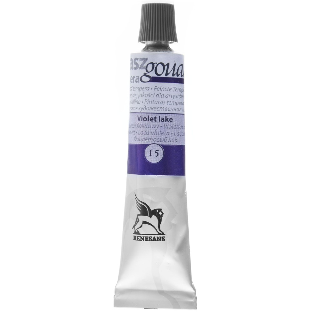 Farba gwasz - Renesans - 15, violet lake, 20 ml