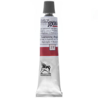 Farba gwasz - Renesans - 21, English red, 20 ml