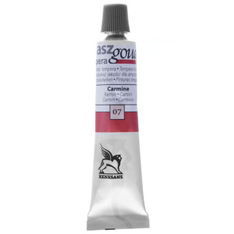 Gouache paint in tube - Renesans - 07, carmin, 20 ml