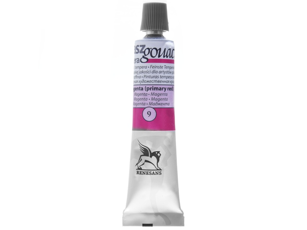 Farba gwasz - Renesans - 09, magenta (primary red), 20 ml