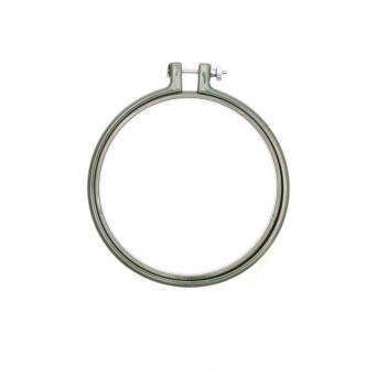 Embroidery plastic hoop, round - Rico Design - green, 12,7 cm
